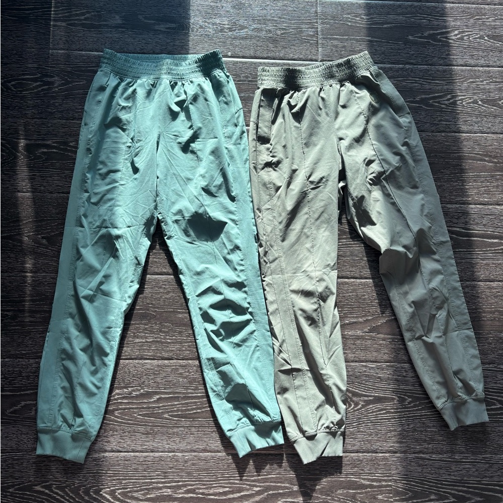 Lululemon Athletica Wanderer Jogger Size 4 Tidewater Teal & Army Green
